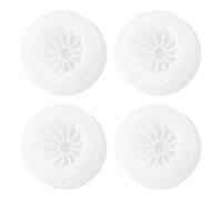 TIDTALEO Stampo per Panini al Vapore 4 Pezzi, Pressa per Ravioli Baozi in Plastica Alimentare Trasparente, Gadget da Cucina Asiatico per Preparazioni Casalinghe Rapide