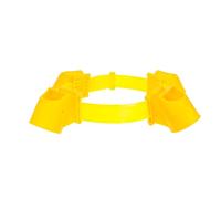 TIDTALEO Supporto per Ceppi D'albero e Tazze Porta-Albero in Plastica Pp, Set da 43 Tazze Cinghia 0,8 M Antivento per Giardinaggio e Crescita Sicura di Alberi Trapiantati