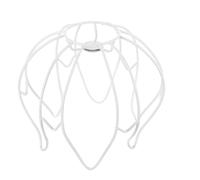 TIDTALEO Supporto per Paralume Fai da Te in Ferro Robusto Telaio ad Anello per Lampade da Tavolo e Lampade a Sospensione Gabbia di Protezione per Paralumi in Metallo Resistente e