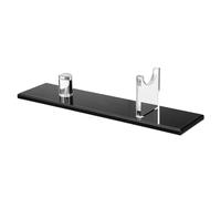 TIDTALEO Supporto Porta Coltelli da Cucina in Acrilico Nero, Resistente e Stabile Design Smontabile, per Esposizione e Organizzazione Domestica