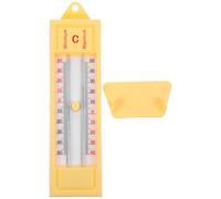 TIDTALEO Termometro per Giardino e Serra Rilevazione Temperatura Alta e Bassa, Display Doppia Unità °C/°F, Struttura in Plastica ABS, Uso Domestico