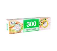 Tidy 300 sacchetti riutilizzabili per alimenti freschi, per conservare più a lungo tutti i tipi di alimenti utilizzati, resistenza standard |19 cm x 17 cm (confezione da 1)