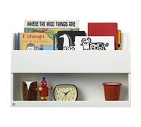 Tidy Books® Scaffale per il letto, Mensola per libri bambini, Multiuso, Ripiano legno, Da parete, Letto a castello, Bianco, 33 x 53 x 12 cm, Ecologico, Fatto a mano, L'originale Bunk Bed Buddy™