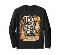Tidy Little Corner Cottagecore Pulizia Maglia a Manica