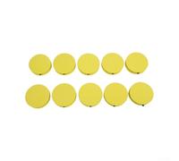 Tidy Rig Organizer EVA Spooler Plate 65x17mm 10 Pack(Yellow) | Keep rigs tidy, prevent tangles, easy winding, includes 10 pins, per durable EVA material