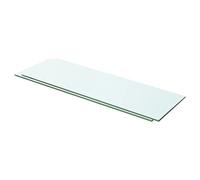 Tidyard 2 pz Mensole in Vetro Trasparente,Spessore 8 mm,60x15 cm,capacità Carico 15 kg,Mensole per Doccia,Mensole Bagno Vetro,Mensola da Parete Vetro,Mensola da Muro Vetro,Mensole Cucina