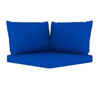 Tidyard 3 pz,Cuscini,Imbottiti,per Divano,Pallet,Angolare,Seduta,Schienale,da Giardino,Esterno,Blu,60x60x6 cm,Cuscino Imbottito per Sedia,Cuscino Quadrato,Cuscino da Esterno,Cuscino Divano