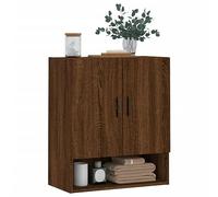 Tidyard Armadietto a Muro,Mobile a Parete,Armadio Sospeso,Mobile da Bagno da Parete,Mobile Pensile Bagno,Armadietto pensile da Bagno,Pensile da Cucina,Rovere Marrone 60x31x70 cm in Legno Multistrato