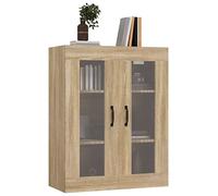 Tidyard Armadietto Pensile a Parete,Credenza 2 Ante,Mobile a Parete,Armadio Sospeso,Armadietto da Parete per Il Cucina,Mobile Alto da Cucina,Mobile Pensile Rovere Sonoma 69,5x34x90 cm