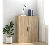 Tidyard Armadietto Pensile a Parete,Mobile a Parete,Armadio Sospeso,Armadietto da Parete per Il Cucina,Mobile Alto da Cucina,Mobile Pensile Rovere Sonoma 69,5x34x90 cm in Legno Multistrato