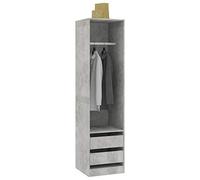 Tidyard Armadio con 2 Cassetti Armadio Vestiti Moderno in Truciolato Armadietto Multiuso per Camera da Letto 50x50x200 cm-Disponibile in Tanti Colori Diversi