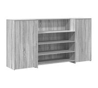 Tidyard Banco Reception, Design accurato, Ampio spazio di archiviazione, 200x50x103,5 cm, Legno Multistrato, for Uffici, Hotel, Cliniche