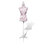 Tidyard Busto Sartoriale Donna Manichino in Iuta con Altezza Regolabile 133-168 cm