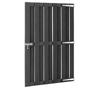 Tidyard Cancello da Giardino, Cancelletto da Giardino in WPC 100x150 cm Grigio
