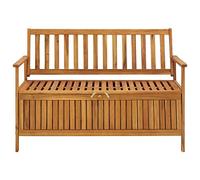 Tidyard Cassapanca da Giardino 120 cm in Legno Massello di Acacia,Contenitore Esterno Cassapanca,per Uso Interno Che Esterno