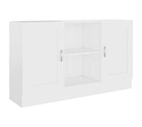 Tidyard Credenza Bianco,Armadietto,Credenza Cucina Salvaspazio,Credenze Moderna,Mobile Buffet,Tavolo da Buffet,Armadietto da Cucina,Mobiletto Multiuso 120x30,5x70 cm in Legno Multistrato
