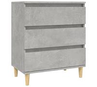 Tidyard Credenza Grigio Cemento, Moderna Armadietto Multiuso per Soggiorno e Cucina, Mobile Buffet 60x35x70 cm in Legno Multistrato