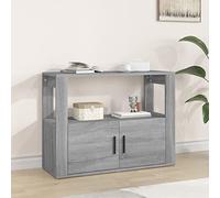 Tidyard Credenza Grigio Sonoma,Mobile Credenza Cucina,Credenze e Buffet,Armadio da Cucina,Armadietto,Credenza Moderna,Credenza Soggiorno Cucina,Mobiletto Multiuso 80x30x60 cm in Legno Multistrato