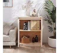 Tidyard Credenza in Legno,Mobiletto Laterale,Armadio con Ante,Credenze e Buffet,Credenza Cucina,Armadio da Cucina,Credenza Soggiorno,Mobiletto Multiuso,Armadietto,Comodino,60x34x75 cm