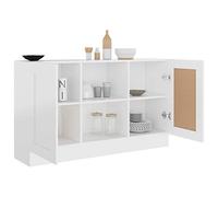 Tidyard Credenza in Truciolato,Mobiletto con 2 ante, 2 ripiani, Soggiorno, Sala da pranzo, Camera da letto, Cameretta ragazzi, Studio,120x30,5x70 cm,-Disponibile in Tanti Colori Diversi