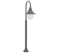 Tidyard Lampione,da Giardino,Lampada Singola,120 cm,in Alluminio,Bronzo,Lanterne da Giardino Esterno in Alluminio,Lampione da Esterno in Alluminio 120 cm