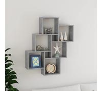 Tidyard Mensola da Parete Design a Cubo in MDF per Libri/Dvd,Mensola da Muro a Cubo,Mensola a Cubo,Mensola da Muro Design,Mensola da Caneretta,Mobiletto da Parete a Muro Moderno