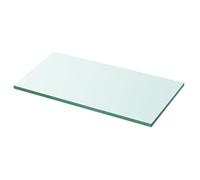 Tidyard Mensola in Vetro Trasparente Spessore 8 mm Carico Massino 15 kg,Mensola per Doccia,Mensola da Bagno in Vetro,mensola da Parete Vetro,Mensola da Muro in Vetro,mensola Piccole