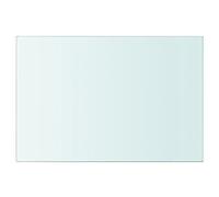 Tidyard Mensola in Vetro Trasparente Spessore 8 mm Carico Massino 15 kg,Mensola per Doccia,Mensola da Bagno in Vetro,mensola da Parete Vetro,Mensola da Muro in Vetro,mensola Piccole