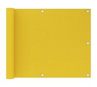 Tidyard Paravento da Balcone,Schermo per Balcone,Telo frangivista per Balcone,Frangivista Balcone,Protezione Privacy,Resistente Ai Raggi UV,Giallo 75x600 cm in HDPE
