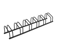 Tidyard Portabici per 6 Biciclette,Portabici a Pavimento,Portabici a Pavimento da Esterni e Interni,Portabici da Terra,Rastrelliera Biciclette 6 Posti,in Acciaio Nero