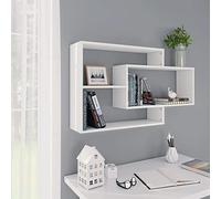 Tidyard Scaffale, da Parete a Muro, Design Moderno, Multistrato, 104x20x58,5 cm, Mobiletto Portaoggetti