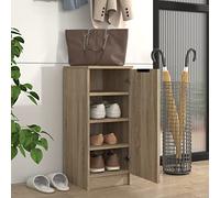 Tidyard Scarpiera in legno di rovere Sonoma, 30 x 35 x 70 cm