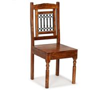 Tidyard Sedie da pranzo, 4 pezzi in legno massello, classiche, per sala da pranzo e cucina