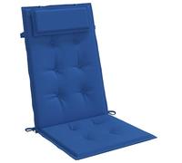 Tidyard Set 6 pz,Cuscini per Sedie,Schienale Alto,da Giardino,da Esterno,in Tessuto Oxford,Blu,120x50x3 cm,Cuscini per Sedie da Esterno,120x50x3 cm,Cuscini per Sedie da Pranzo da Esterno