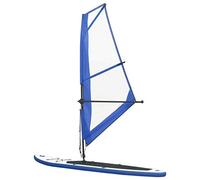 Tidyard Set Tavola da SUP Gonfiabile e Vela Blu e Bianco con Pompa e Kit di Riparazione