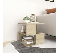 Tidyard Tavolino da Salotto Laterale Design Moderno in Truciolato 40x40x40 cm,Comodino Camera da Letto Moderno,Tavolino Laterale Design Moderno,Tavolino Portaoggetti,Tavolino d'Appoggio Design Moderno