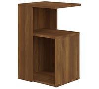 Tidyard Tavolino da Salotto,Tavolino da caffè,Tavolino Laterale da Letto,Tavolino Piccolo Salotto,Tavolino da Divano,Comodini,Comodino Cameretta Rovere Marrone 36x30x56 cm Legno Multistrato