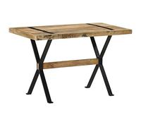 Tidyard Tavolo da Pranzo, Tavolo da Cucina Rettangolare, Scrivania per Computer in Stile Industriale,120x60x76 cm/140x70x76 cm/160x80x76 cm, per Sala da Pranzo Soggiorno Ufficio Studio