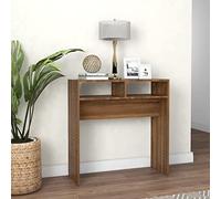 Tidyard Tavolo,Tavolino,Consolle,Moderno,in Multistrato,con Scomparti 78x30x80 cm,Tavolo Consolle Ingresso Moderno,Tavolino Consolle Ingresso,Tavolo Tavolino Consolle Laterale,Tavolo con Scomparti