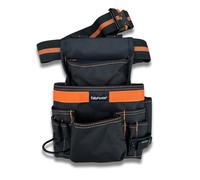 TIDYFENCE - Cintura per attrezzi resistente per falegnami e falegnami, con cintura larga 5,1 cm e fibbia a sgancio rapido di tipo militare, contiene strumenti di recinzione e elementi di fissaggio.