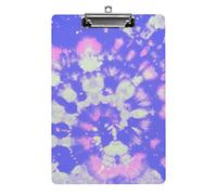 Tie Die Swirl Caleidoscopio Formato A4 Appunti Divertente Estetica Lavoro Studiando Lettera Lavagna per Appunti Standard 12,5×8,5 in Pannello rigido per Aula Scolastica Bambini che scrivono Disegni