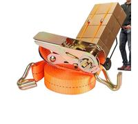 Tie Down Ratchet Straps - Ratchet Straps Heavy Duty | Ratchets Tie Dôwn Strâps with Metal Hooks | Regolabile Ratchets Tiê Down Strâps for Luggage, Trucks, Cars, Motorcycles | Cargo Strâpss Ratcheting