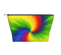 Tie Dye Arcobaleno, Borsa da toilette Borsa per trucco Borsa per cosmetici Borsa da toilette da viaggio portatile