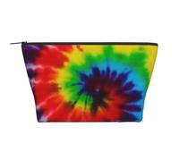Tie Dye Arcobaleno colorato, Borsa da toilette Borsa per trucco Borsa per cosmetici Borsa da toilette da viaggio portatile