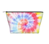 Tie Dye Arcobaleno Spirale Ricciolo, Borsa da toilette Borsa per trucco Borsa per cosmetici Borsa da toilette da viaggio portatile