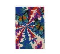 Tie Dye Farfalla Swirl Welcome Garden Flag 2x3 Ft Double Sided No Fade House Yard Flags Photo Sfondo Banner per Cortile Portico Prato Decorazione Esterna