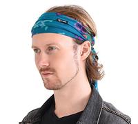Tie-Dye Fascia Capelli Uomo e Donna, Accessori Capelli Sport E Running, Bandana Hippie Retrò Anni 70'S, Fascia Capelli Bambina E Bambino Vintage A