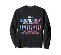 Tie Dye I’m A Sound Guy Not A Magician Audio Sound Engineer Felpa