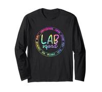 Tie Dye Lab Squad Tecnico Medico Science Lab Week Maglia a Manica