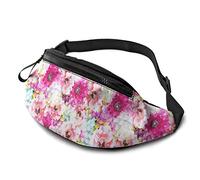 Tie Dye Mermaid Tail Flower Art Tasca a Tracolla Regolabile Borsa a Tracolla Borsa sul Petto per Viaggiare Escursionismo Ciclismo Corsa